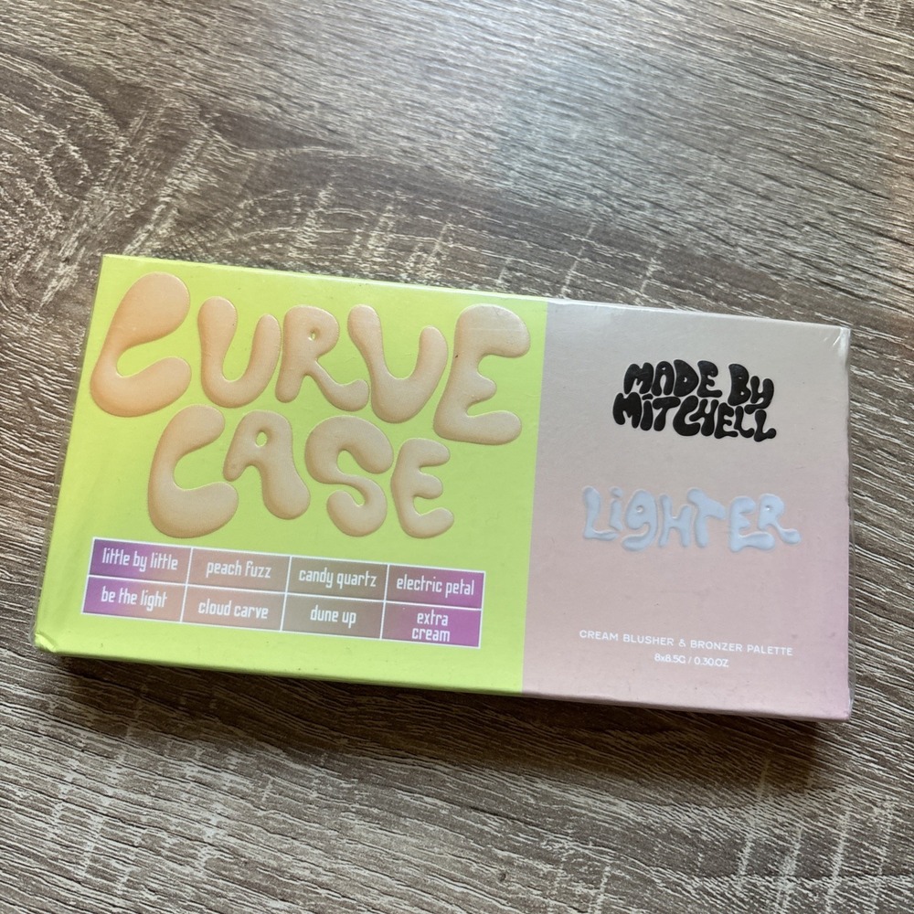 Made by Mitchell Curve Case Cream Blusher & Bronzer Palette LIGHTER
